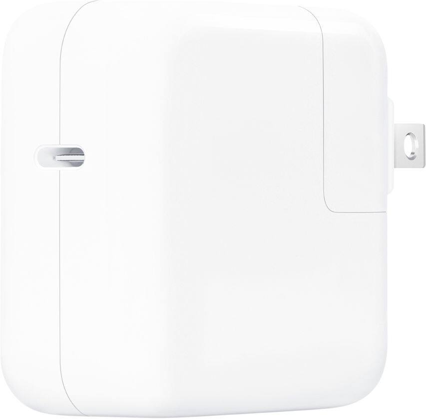 Alt View 12. Apple - 30W USB-C Power Adapter - White.