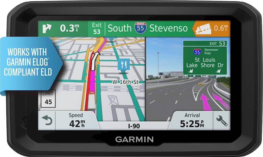 Peck indbildskhed statisk Garmin dezl 580 LMT-S 5" GPS with Built-In Bluetooth Gray/Black  010-01858-02 - Best Buy