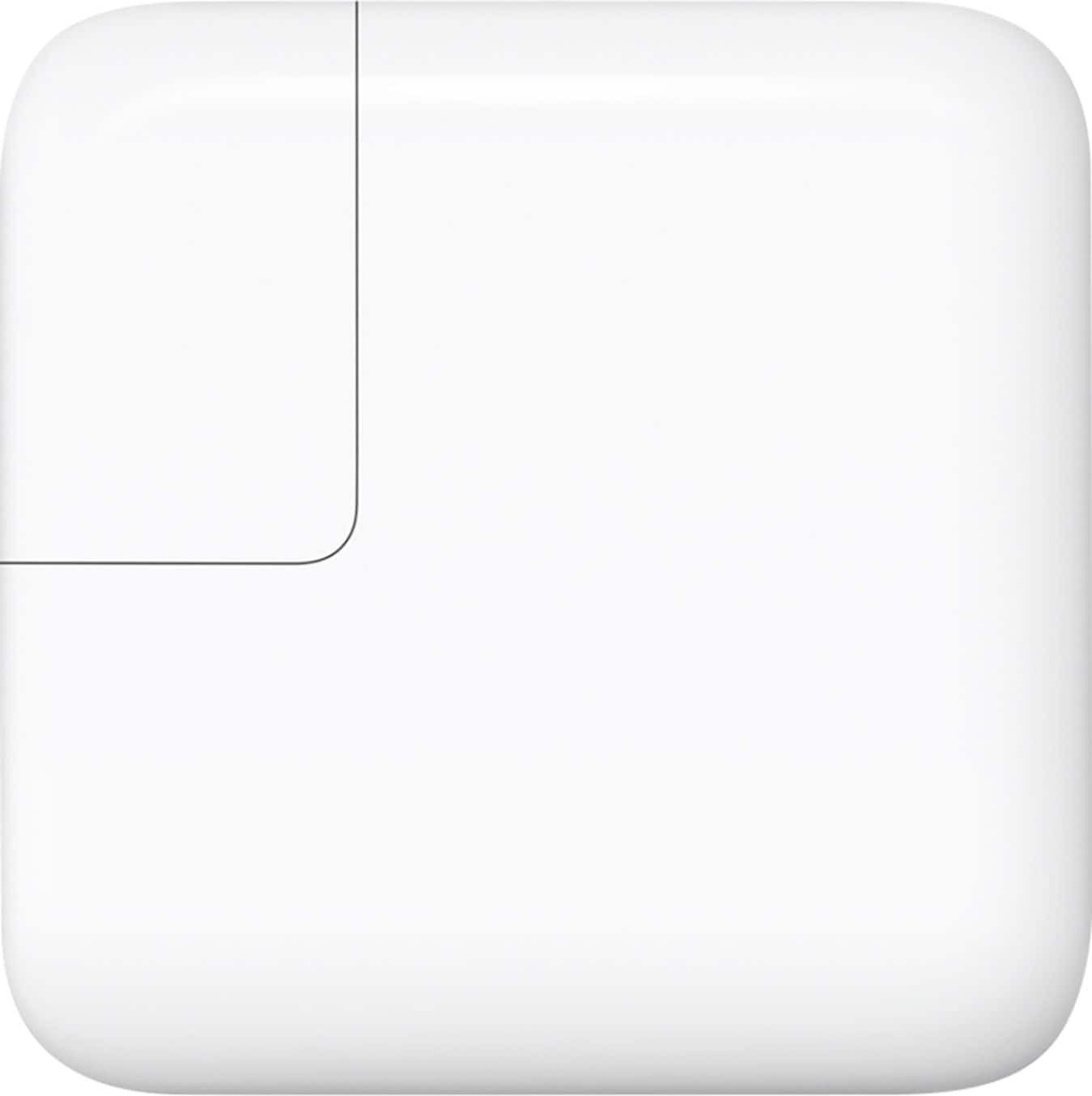 Front. Apple - 30W USB Type-C Power Adapter - White.