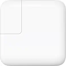 Front. Apple - 30W USB Type-C Power Adapter - White.