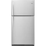 Whirlpool - 21.3 Cu. Ft. Top-Freezer Refrigerator - Stainless steel - Front_Standard