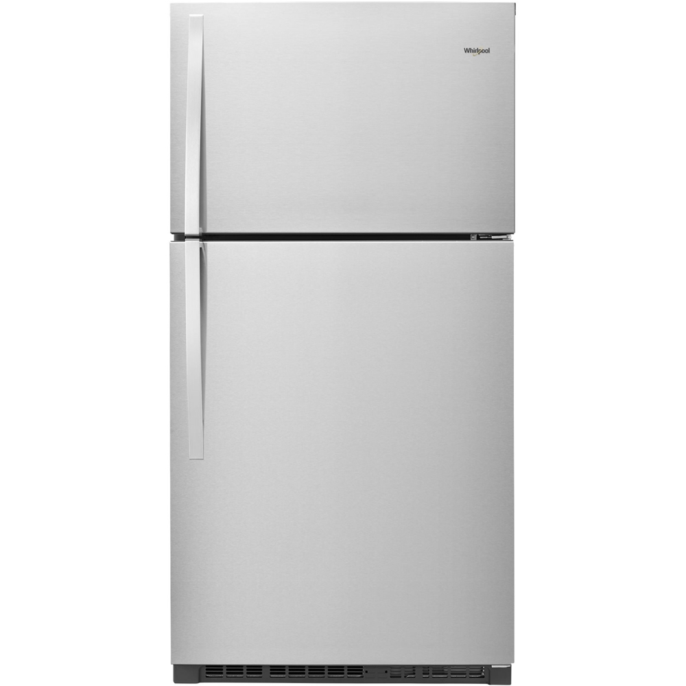 Whirlpool - 21.3 Cu. Ft. Top-Freezer Refrigerator - Stainless steel