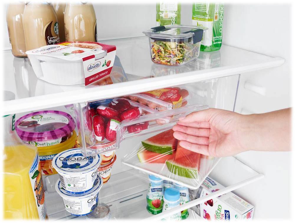 Alt View 15. Whirlpool - 21.3 Cu. Ft. Top-Freezer Refrigerator - Fingerprint Resistant Stainless Steel.