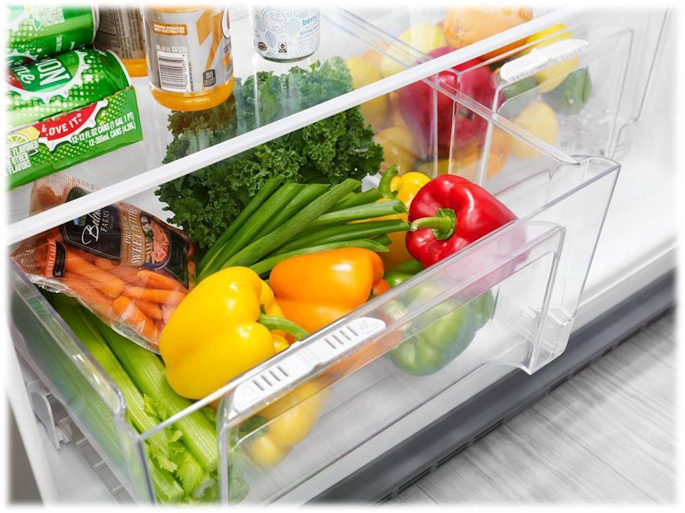 Alt View 18. Whirlpool - 21.3 Cu. Ft. Top-Freezer Refrigerator - Fingerprint Resistant Stainless Steel.