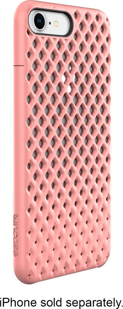 lite case for apple iphone 6, 6s, 7 and 8 - rose gold/textured