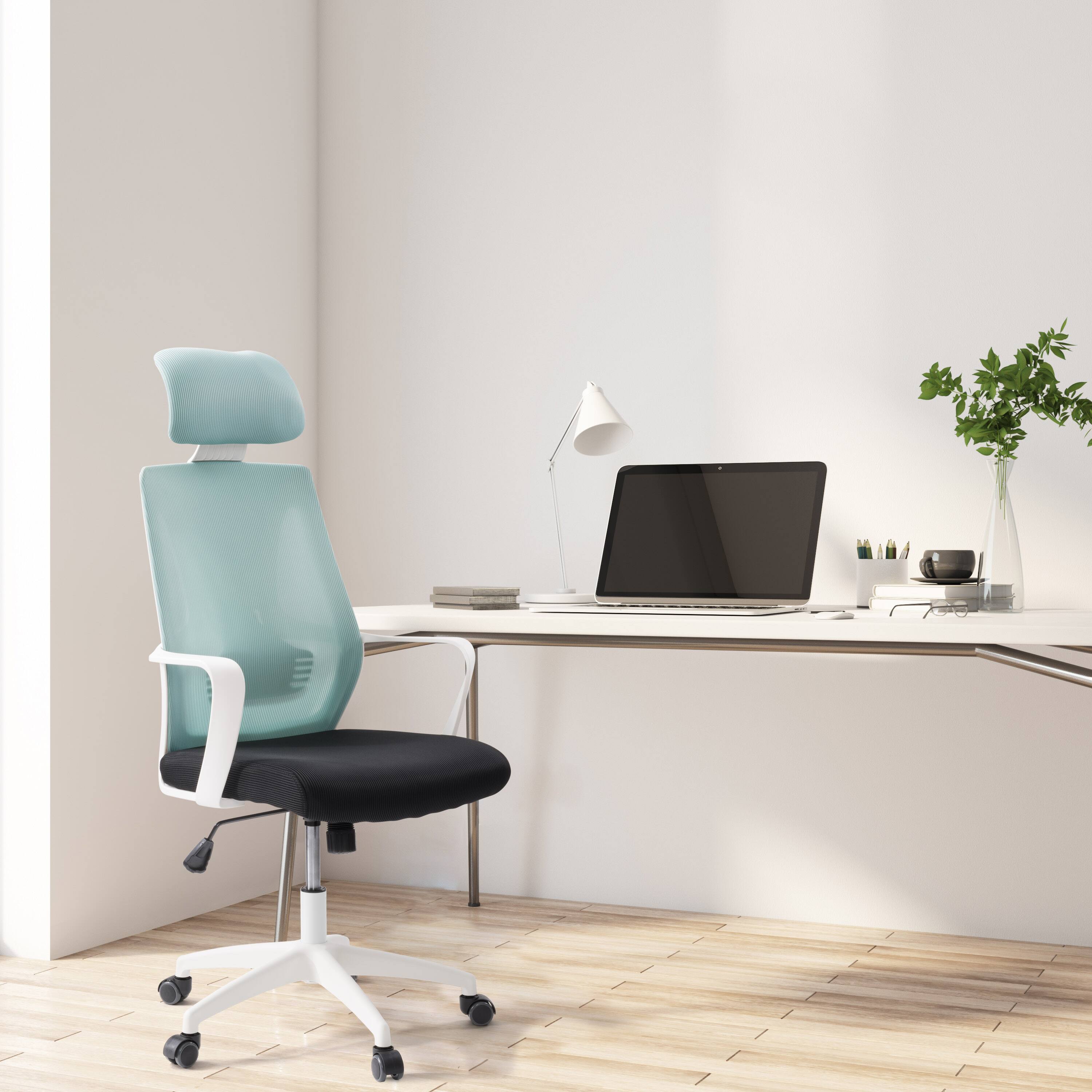 Alt View 16. CorLiving - Workspace Mesh Back Office Chair - Teal and Black.