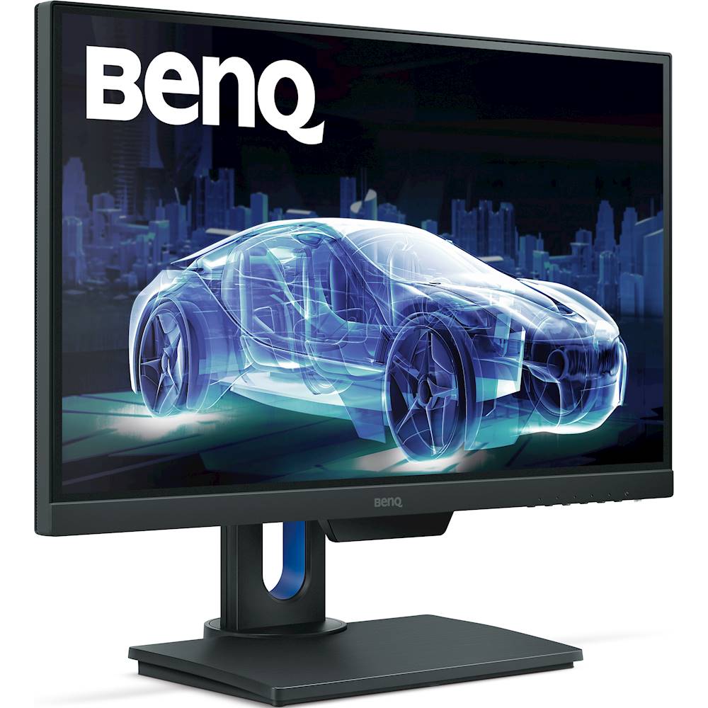 Angle View: BenQ - PD2500Q 25" QHD 1440p IPS Monitor | 100% sRGB |AQCOLOR Technology for Accurate Reproduction| Factory-calibrated - Gray