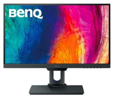 BenQ - PD2500Q 25" QHD 1440p IPS Monitor | 100% sRGB |AQCOLOR Technology for Accurate Reproduction| Factory-calibrated - Gray - Front_Zoom