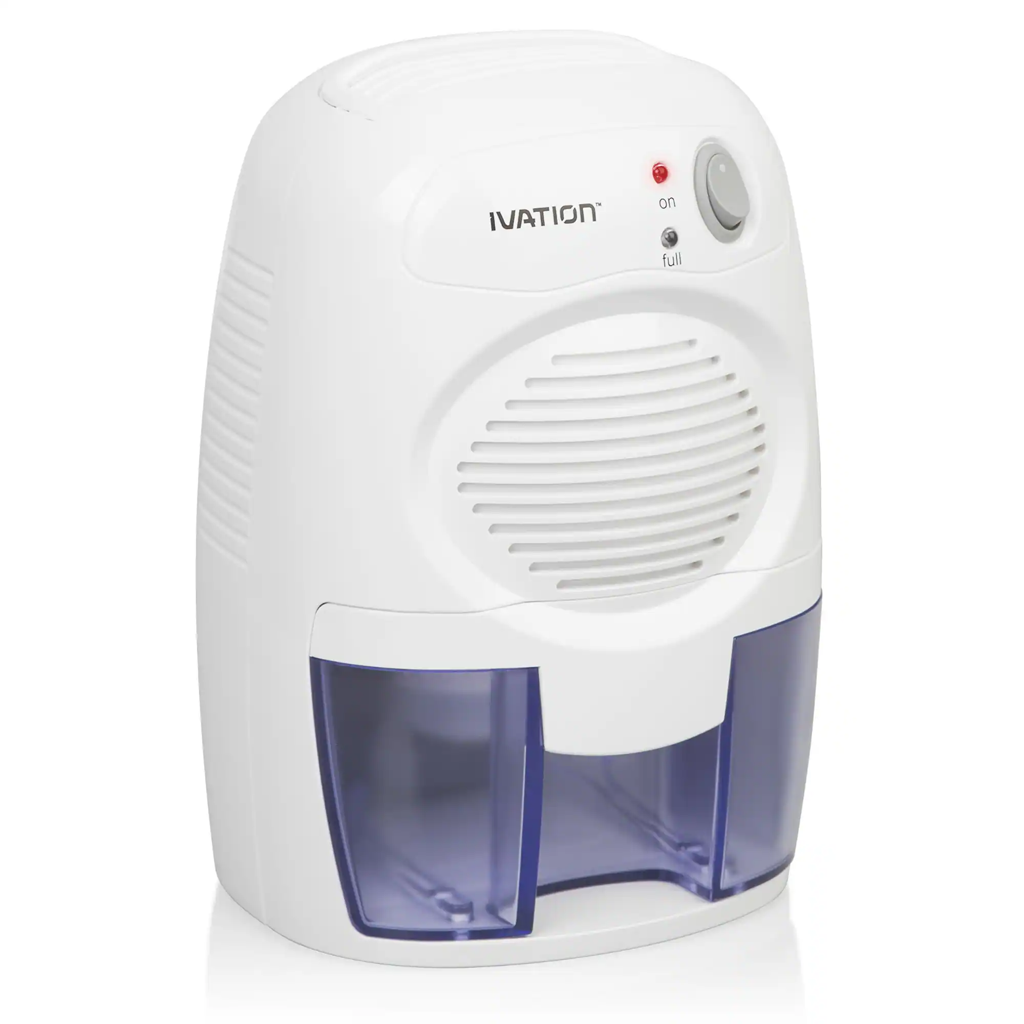 Ivation - Powerful Small-Size Thermo-Electric Dehumidifier for Basement or Small Rooms (1100 Cubic Ft) - White