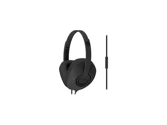 Front. Koss - KOSS Black 189270 Binaural Full Size with Mic - Black.