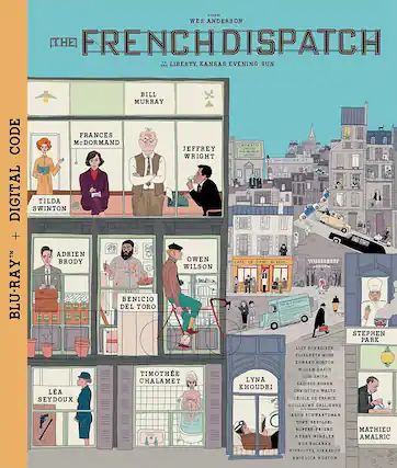 Front. The French Dispatch - BLU-RAY.