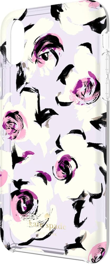 case for apple iphone x and xs - romantic floral translucent purple case for apple iphone x and xs - romantic floral translucent purple