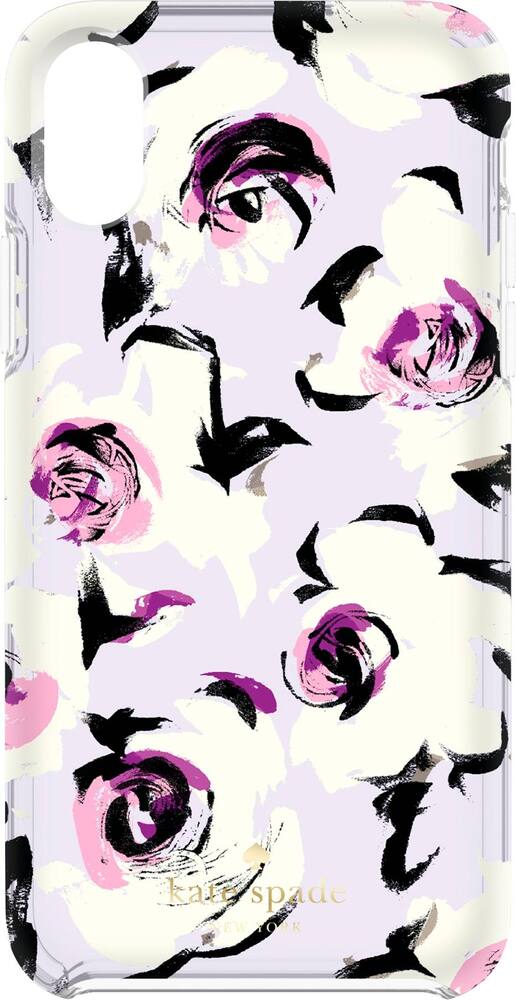 case for apple iphone x and xs - romantic floral translucent purple case for apple iphone x and xs - romantic floral translucent purple