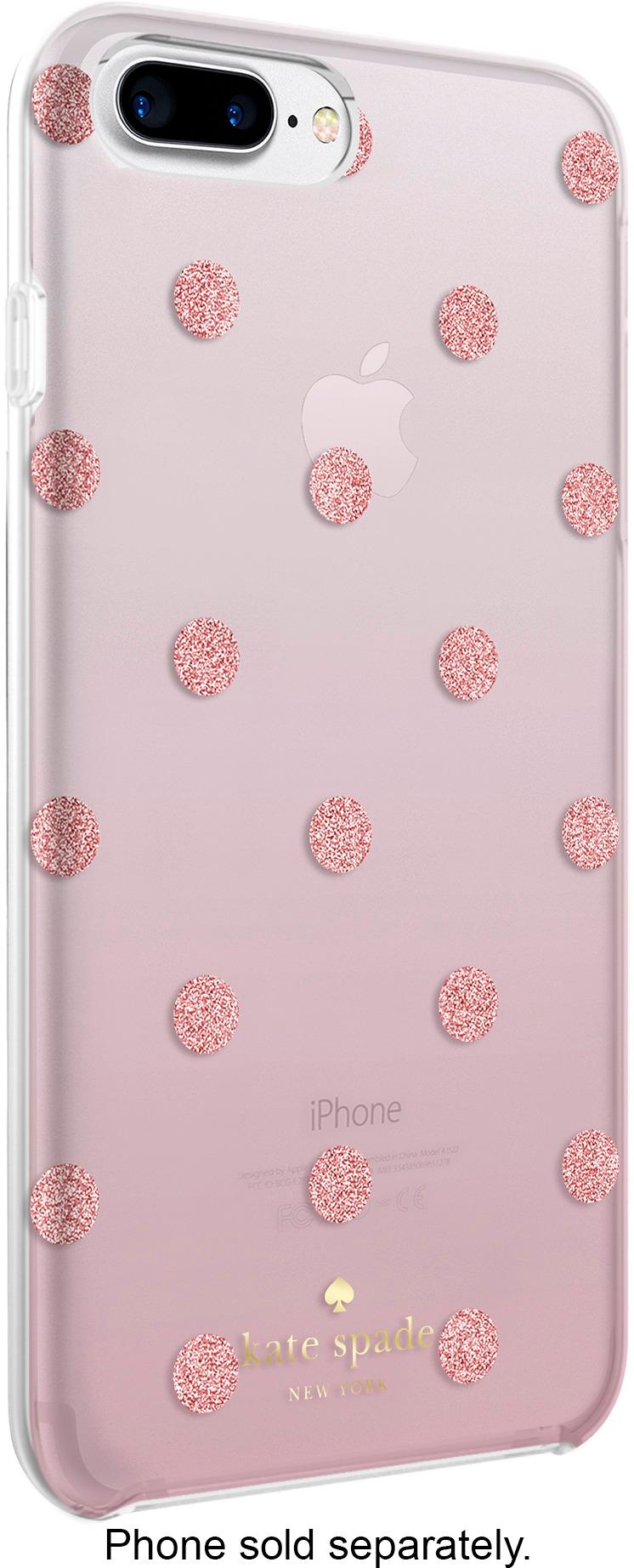 Baby hongersnood Ecologie Best Buy: kate spade new york Case for Apple® iPhone® 6 Plus, 6s Plus, 7  Plus and 8 Plus Glitter Dot Foxglove Ombre/Rose Gold Foil KSIPH-069-GDFO
