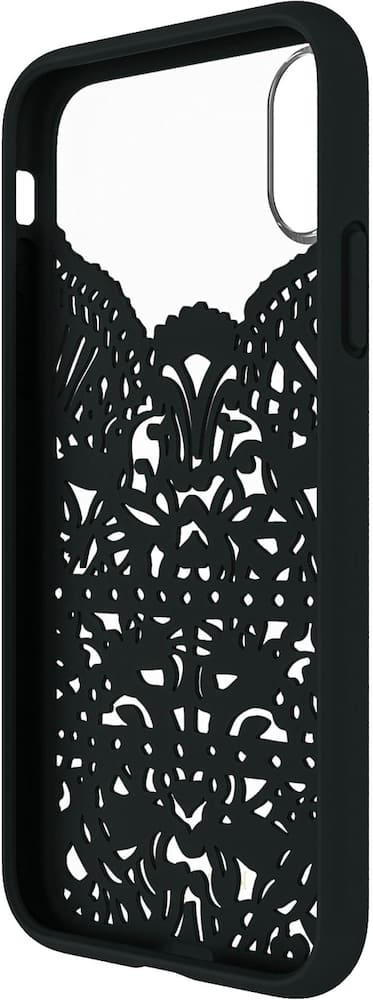case for apple iphone x and xs - clear/lace hummingbird black case for apple iphone x and xs - clear/lace hummingbird black