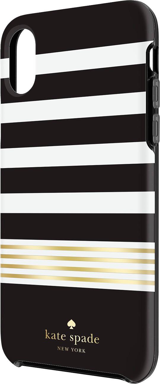 Best Buy: kate spade new york Case for Apple® iPhone® X White/gold