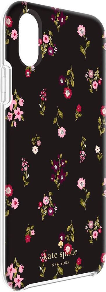 case for apple iphone x and xs - black/gems/spriggy floral multi case for apple iphone x and xs - black/gems/spriggy floral multi