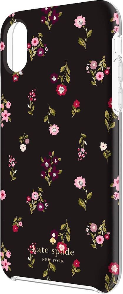 case for apple iphone x and xs - black/gems/spriggy floral multi case for apple iphone x and xs - black/gems/spriggy floral multi
