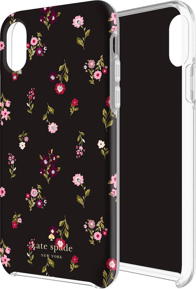 case for apple iphone x and xs - black/gems/spriggy floral multi case for apple iphone x and xs - black/gems/spriggy floral multi