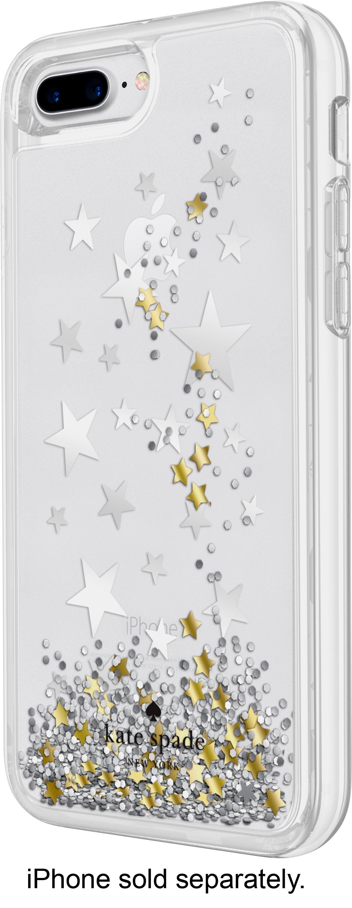 Best Buy: kate spade new york Case for Apple® iPhone® 6 Plus, 6s Plus, 7  Plus and 8 Plus Stars Silver Foil/Gold Foil KSIPH-051-STSG