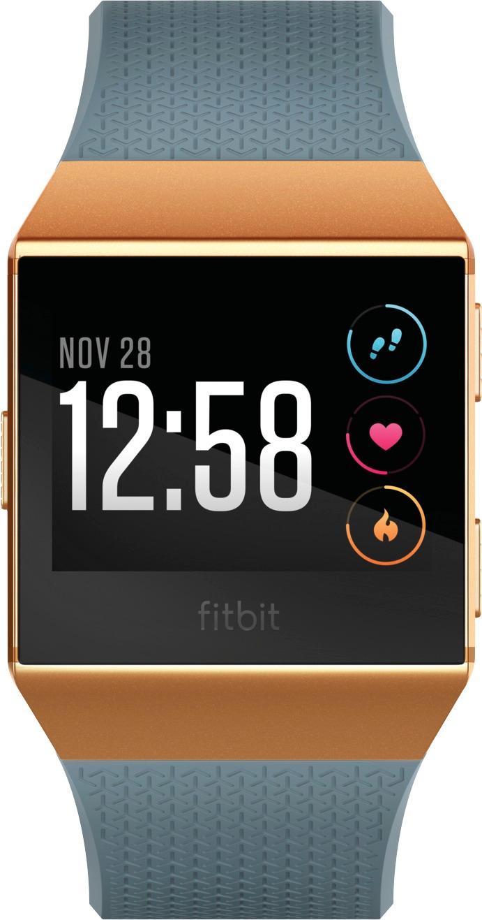 Rent to own Fitbit - Ionic Smartwatch - Burnt orange/slate blue