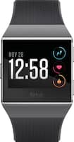 Fitbit - Ionic Smartwatch - Charcoal/smoke gray - Front_Zoom