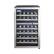 Front. Danby - Designer 38-Bottle Wine Cooler - Black/stainless steel.