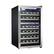 Left. Danby - Designer 38-Bottle Wine Cooler - Black/stainless steel.