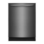 Frigidaire - 24" Built-In Dishwasher - Black stainless steel - Front_Standard