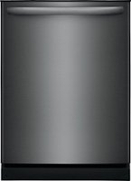 Frigidaire 24" Top Control Built-In Dishwasher, 54dba - Black Stainless Steel - Front_Zoom