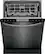 Alt View 13. Frigidaire - Frigidaire 24" Top Control Built-In Dishwasher, 54dba - Black.