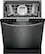 Alt View 21. Frigidaire - Frigidaire 24" Top Control Built-In Dishwasher, 54dba - Black.