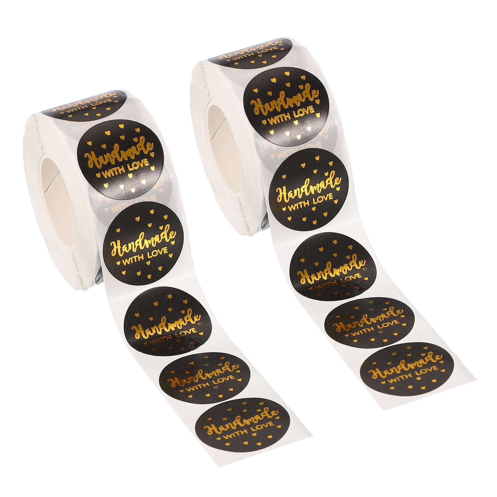 Unique Bargains - 1000pcs Thank You Stickers, 1 Inch Round Self-Adhesive Labels Roll for Small Business Sealing Box Envelope, Style15 - Black price history on PriceWatchPro