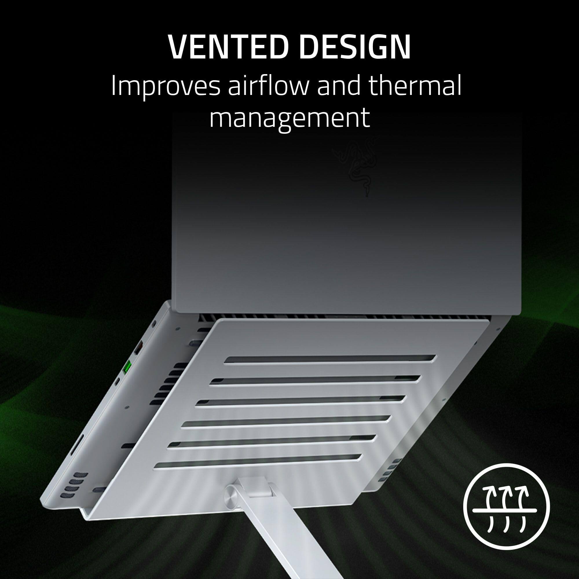 VENTED DESIGN  
Improves airflow and thermal management