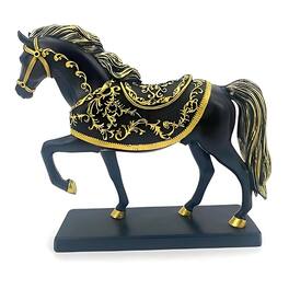 FC Design - 9.5"W Horse with Royal Saddle Figurine Statue Office Desk Tabletop Home Decor Gift - Multi-Color