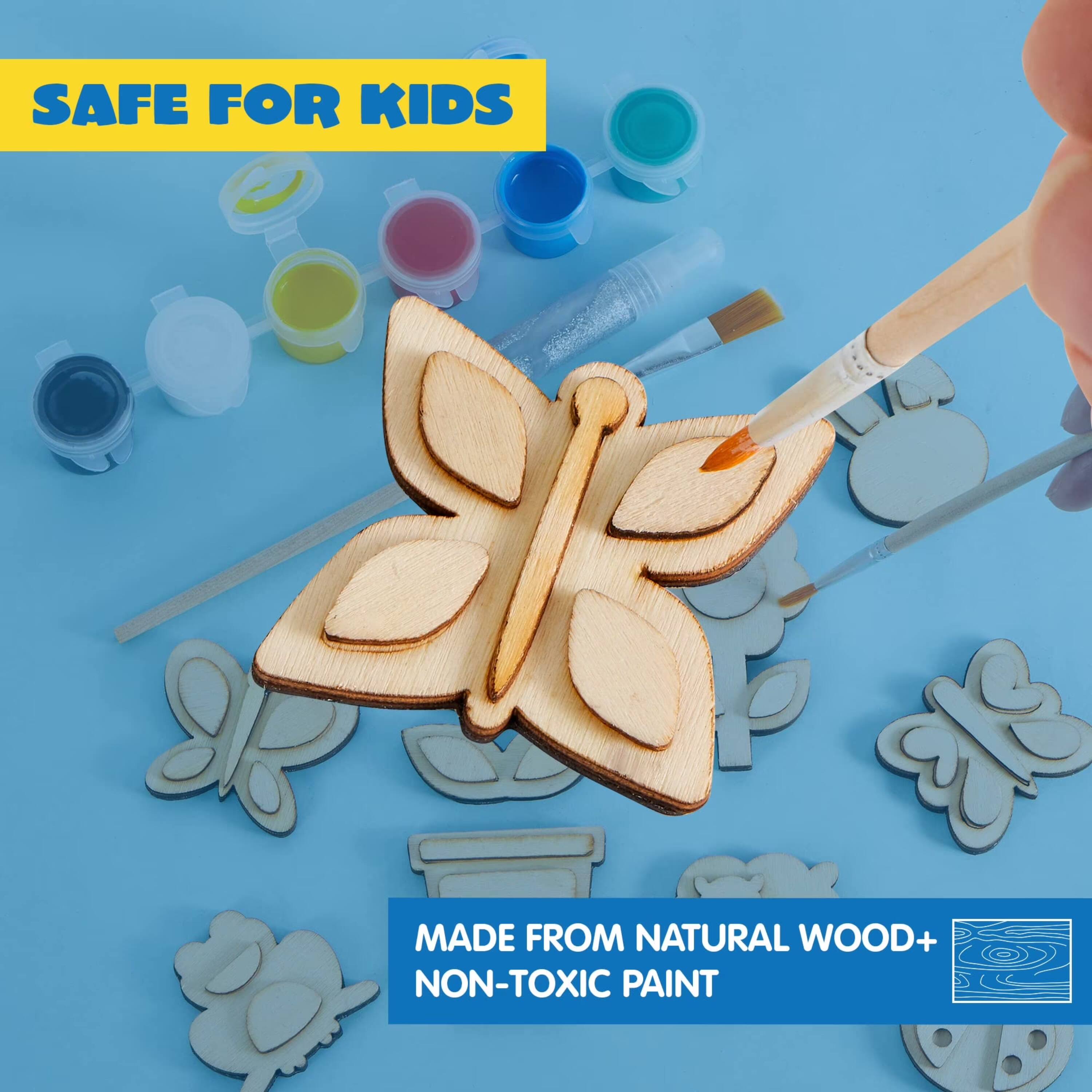 SAFE FOR KIDS

MADE FROM NATURAL WOOD + NON-TOXIC PAINT