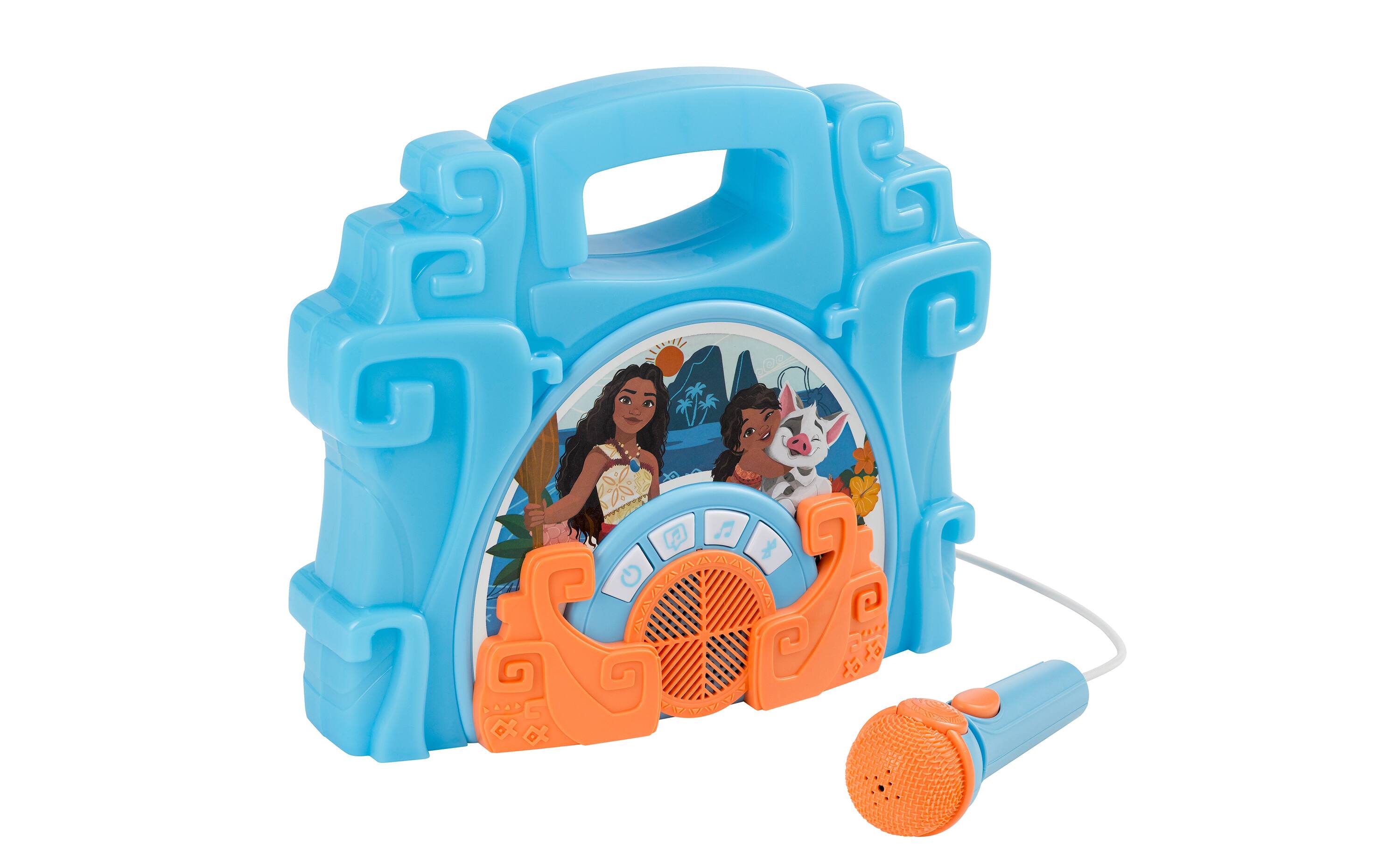Left. eKids - eKids Disney Moana 2 Bluetooth Karaoke Boombox with Microphone for Kids - Multicolor.