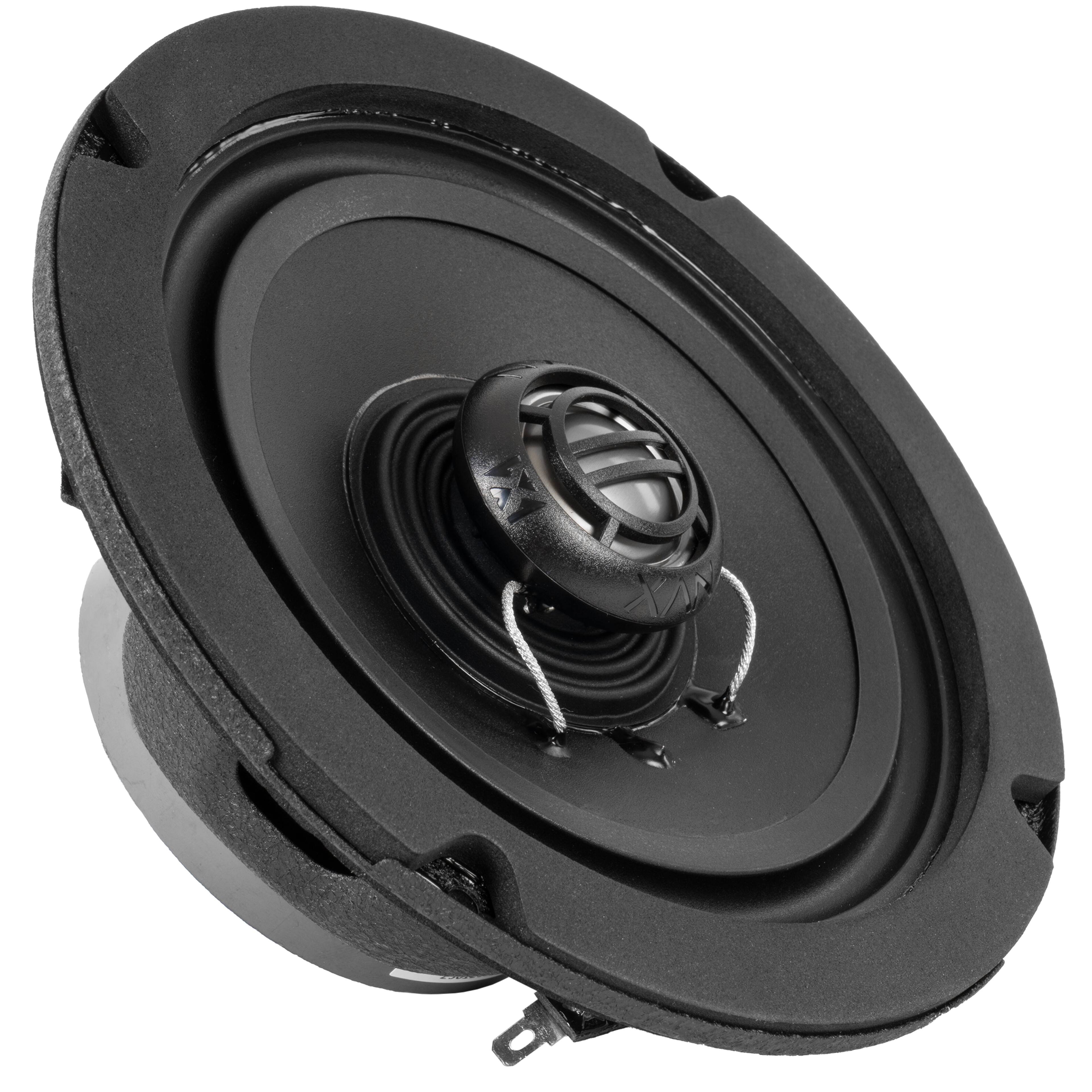 Back. NVX - XFHD6F 300W RMS 6.5in XF-Series 2-Ohm Front Fairing Speakers for Select 2014-up Harley-Davidson Touring Model.