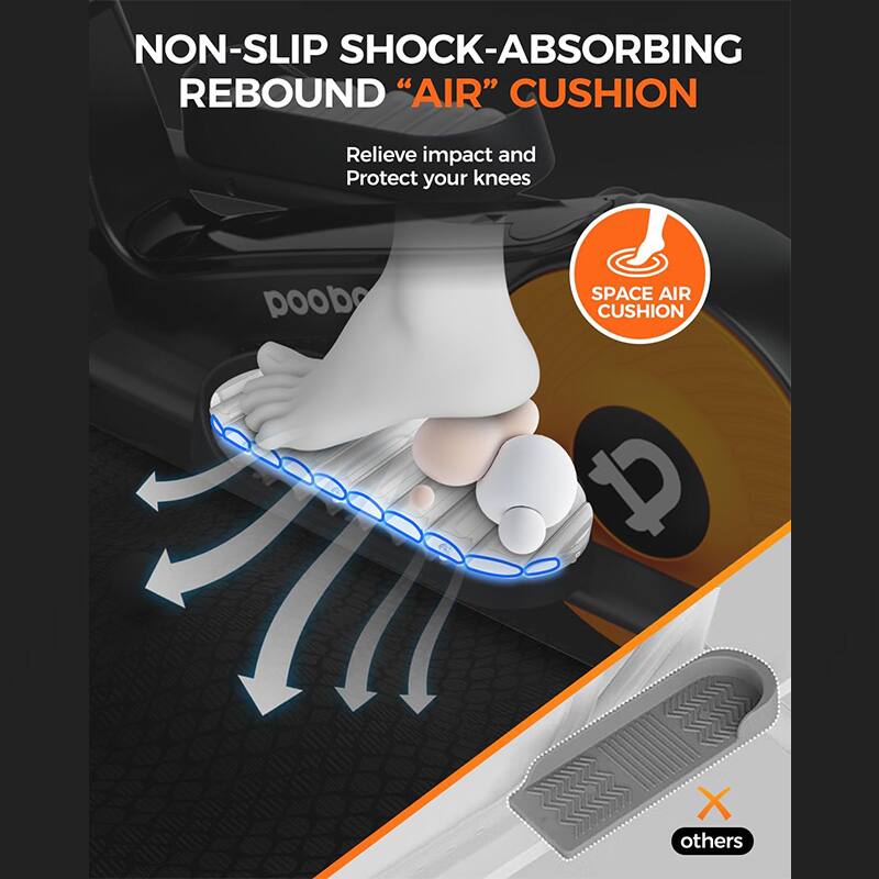 NON-SLIP SHOCK-ABSORBING REBOUND "AIR" CUSHION  
Relieve impact and Protect your knees  

SPACE AIR CUSHION  

others