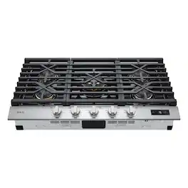 SKS - 36-In Gas Rangetop with 5 Burners - Stainless Steel