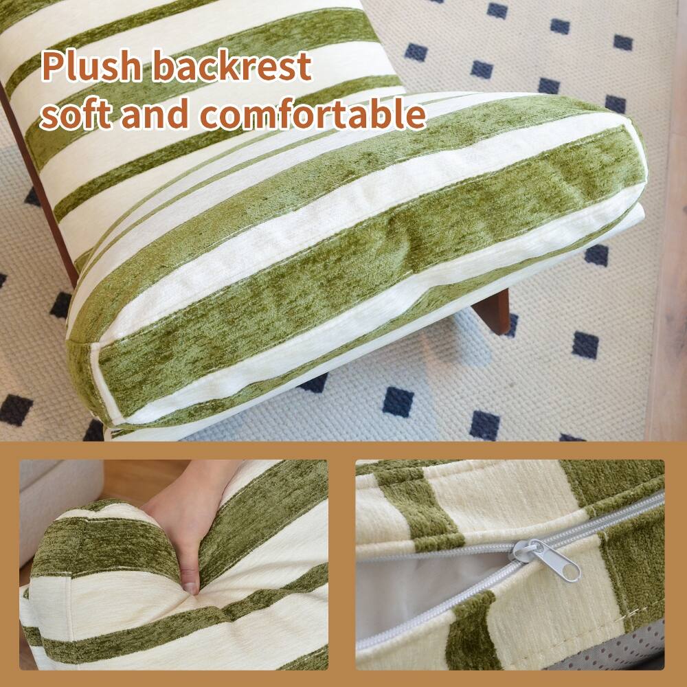 Plush backrest soft and comfortable