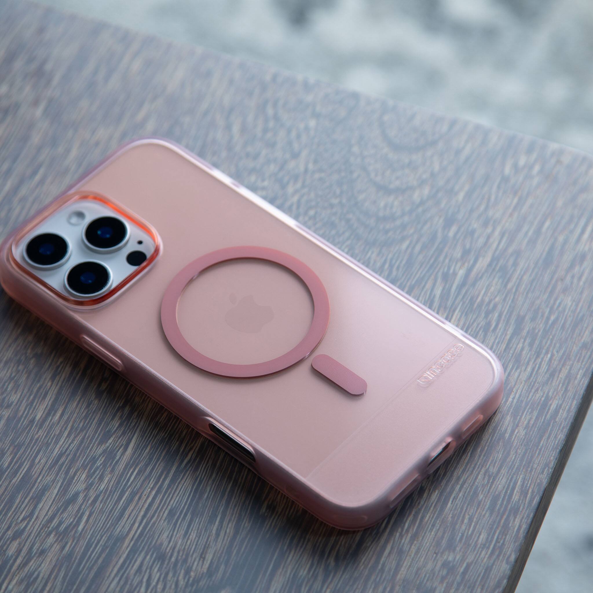 Alt View 2. Incase - Slim Case with MagSafe for Apple iPhone 16 Pro Max - Blush Pink.