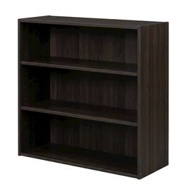 FurniFact - Engineered Wood bookcase with a sleek design, durable construction - Espresso