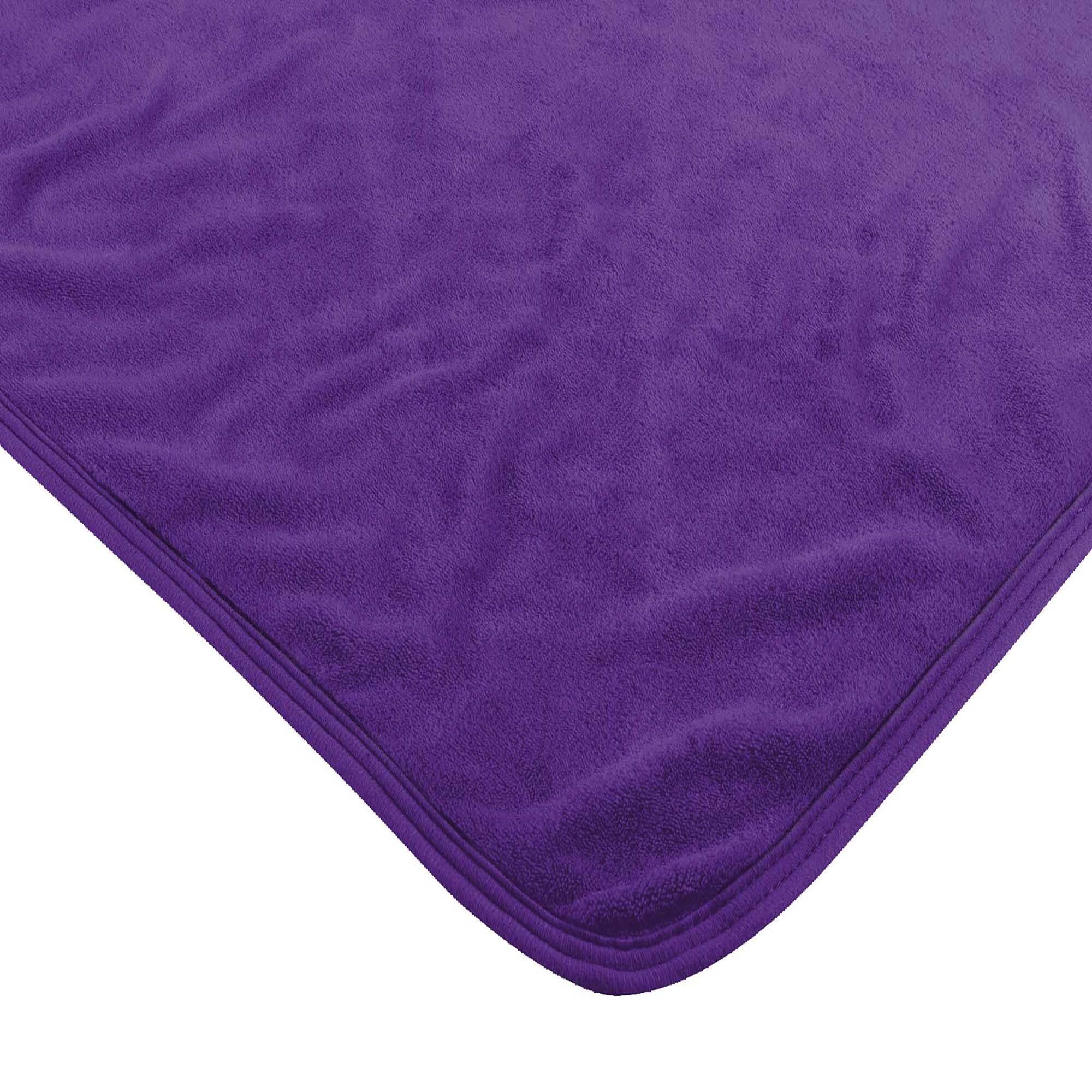 Alt View 1. Sweet Home Collection - NBA Los Angeles Lakers 46" x 60" Raschel Throw Blanket - Purple.