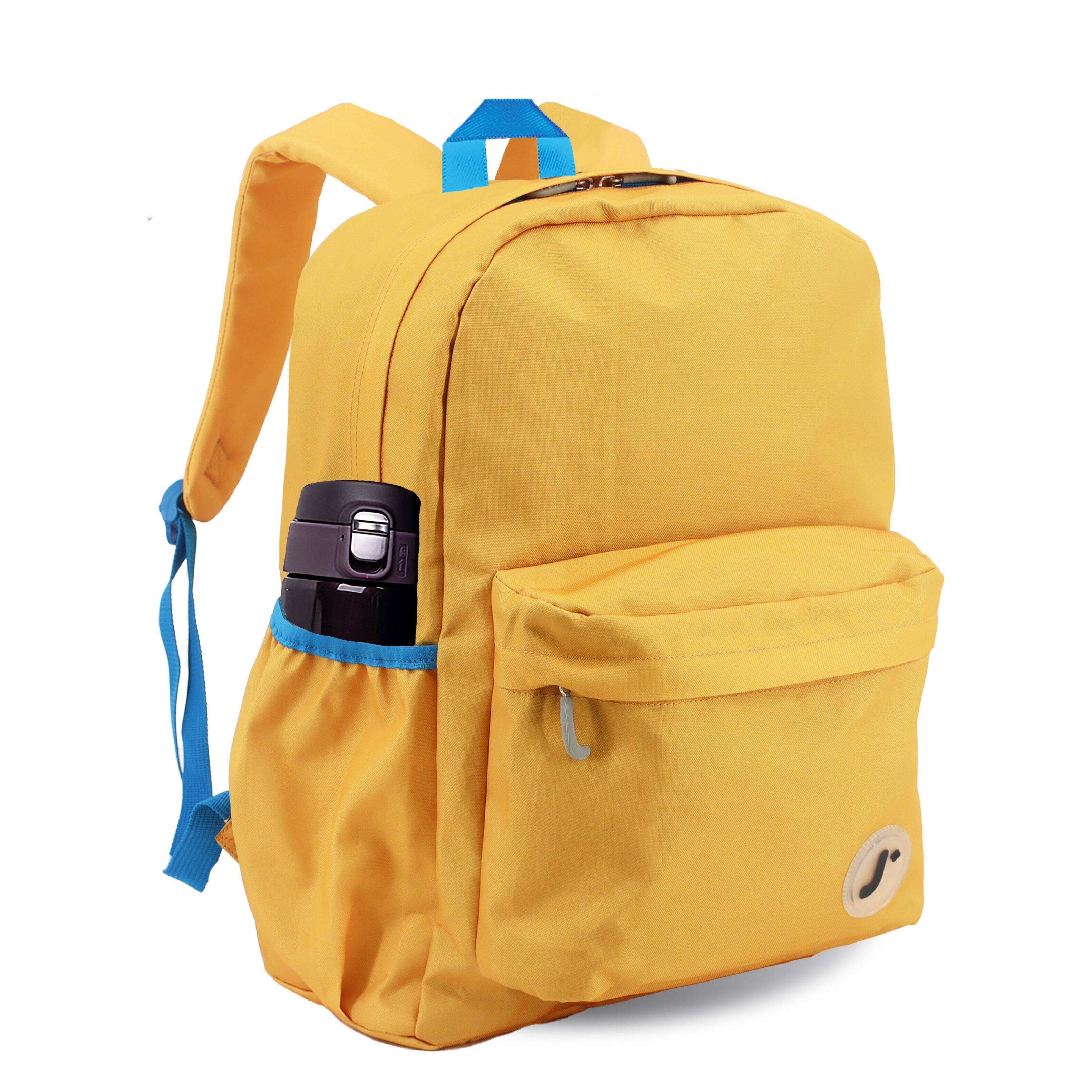 Left. J World - J World Unisex Oz 17" Daily Backpack For School And Travel - Kumquat - KUMQUAT.