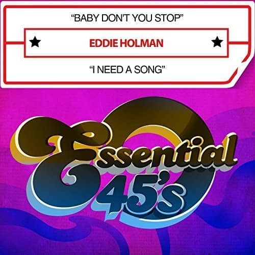 Eddie Holman - Baby Don't You Stop / I Need A Song   - CD5 MAXI-SINGLE price history on PriceWatchPro