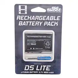 Old Skool - Nintendo DS Lite Battery Pack Replacement - Rechargable