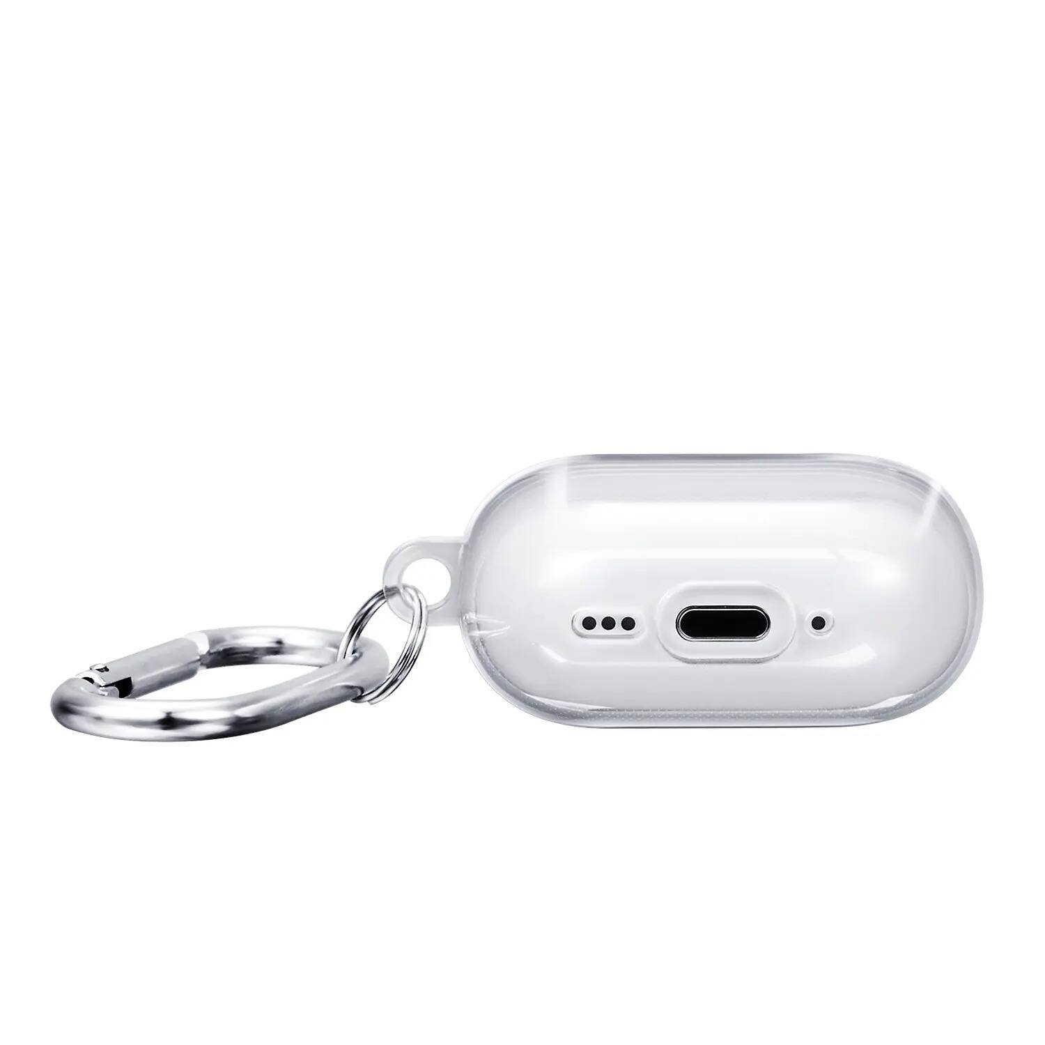 Alt View 2. Vena - Case for Apple AirPods 4 Case TPU Cover For AirPods Gen 4 Case 4th Generation, Supports Wireless Charging, Clear - Clear.