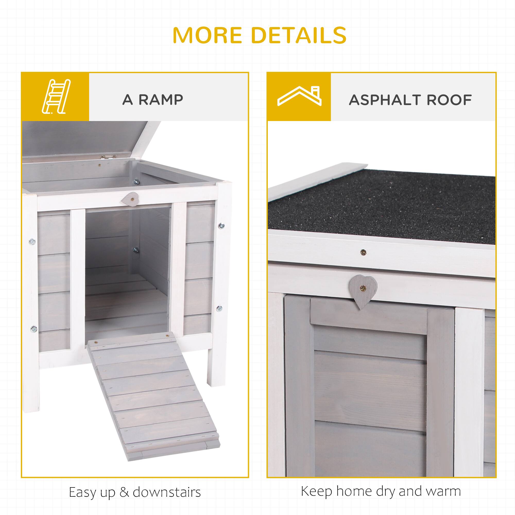 MORE DETAILS

A RAMP  
Easy up & downstairs

ASPHALT ROOF  
Keep home dry and warm