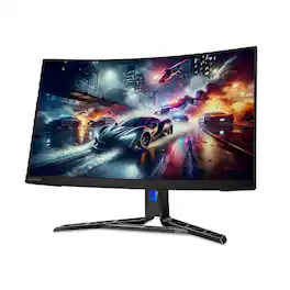 Lenovo - Legion R27qc-30 27" Curved QHD Monitor 2xHDMI 1xDP 350nit 180Hz VA .5 ms - Black